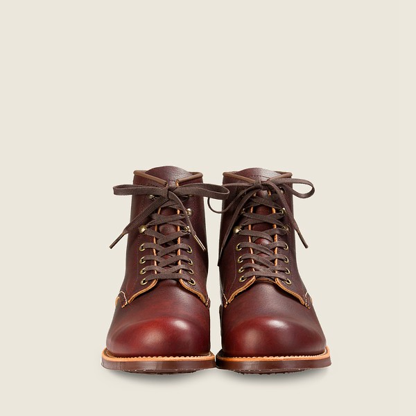 Bottes Red Wing Heritage - Blacksmith - 6-Inch Oil-Slick Cuir - Marron Foncé - Homme 560UMZYRB